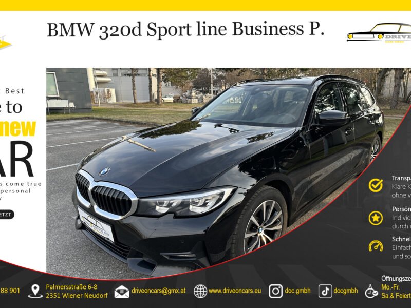 2021*BMW 320d*Sport Line*140kW*Business Paket*Fernlichtassistent*DTC*Leder*LED