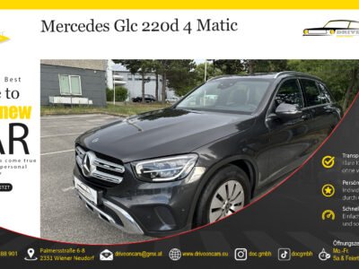 2021*MERCEDES-BENZ*GLC 220d*4Matic*Head-up*LED*Vollleder*Advanced Assistenz-Paket*Advanced Infotainment-Paket*Advanced Park-Paket