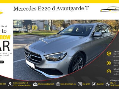2021*Mercedes Benz*E220d*Avantgarde Interieur*143kW*9G-TRONIC*AVANTGARDE Interieur