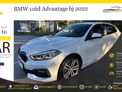 2022*BMW 116d*F40*Advantage*NAVI*LED*Rückfahrkamera*Lichtpaket