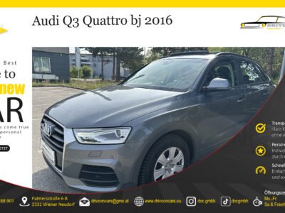 2016*AUDI Q3*2.0TDI*Quattro*BI-Xenon*Kamera*Tempomat*Navi