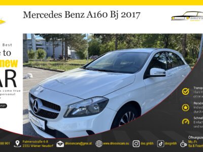 2017*Mercedes A 160 CDI d (EURO 6) 1,5 Liter*Komfortfahrwerk*NAVI*Tempomat